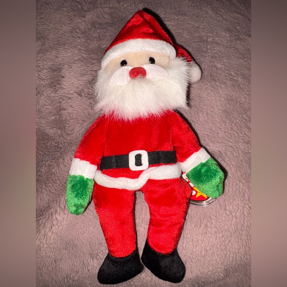 TY Santa beanie baby